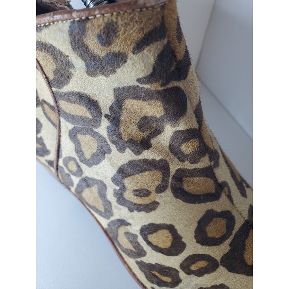 Sam Edelman Petty Cheatah Print Cow Hide Womens Booties Sz 6.5 *Read City Chic - Picture 2 of 14